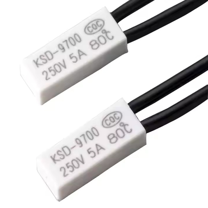 Interrupteur de température du thermostat bimétal KSD9700 pour le ballast Interrupteur de température du thermostat bimétal KSD9700 pour le ballast